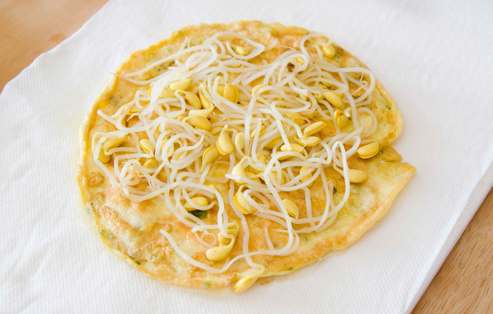 Food Makes Me Happy Egg Rolls with Bean Sprouts and Your Favorite Type of Ground Pork Stir Fry